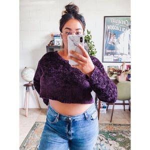 Vintage Accomplice 90s Crop Sweater